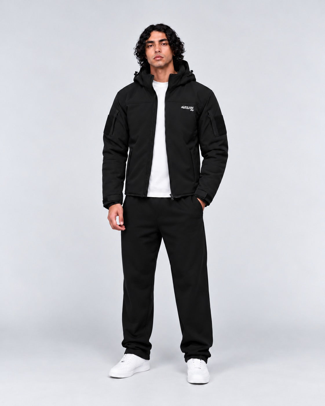 Jaket Tempur Musim Sejuk-Hitam