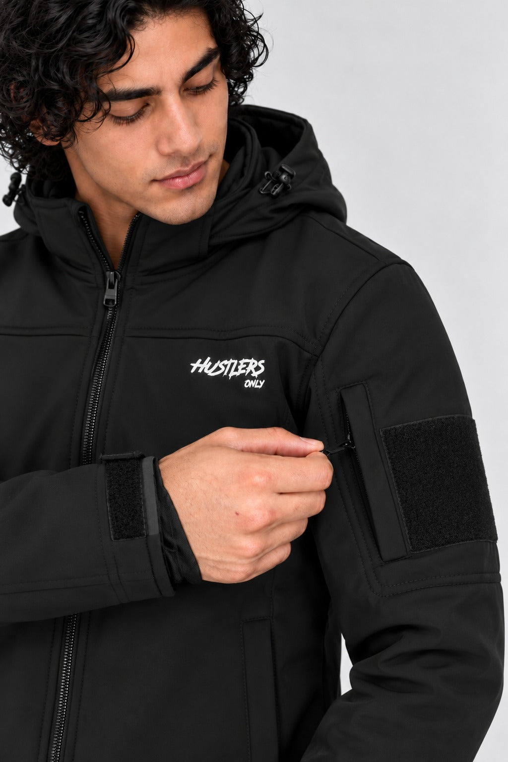 Jaket Tempur Musim Sejuk-Hitam