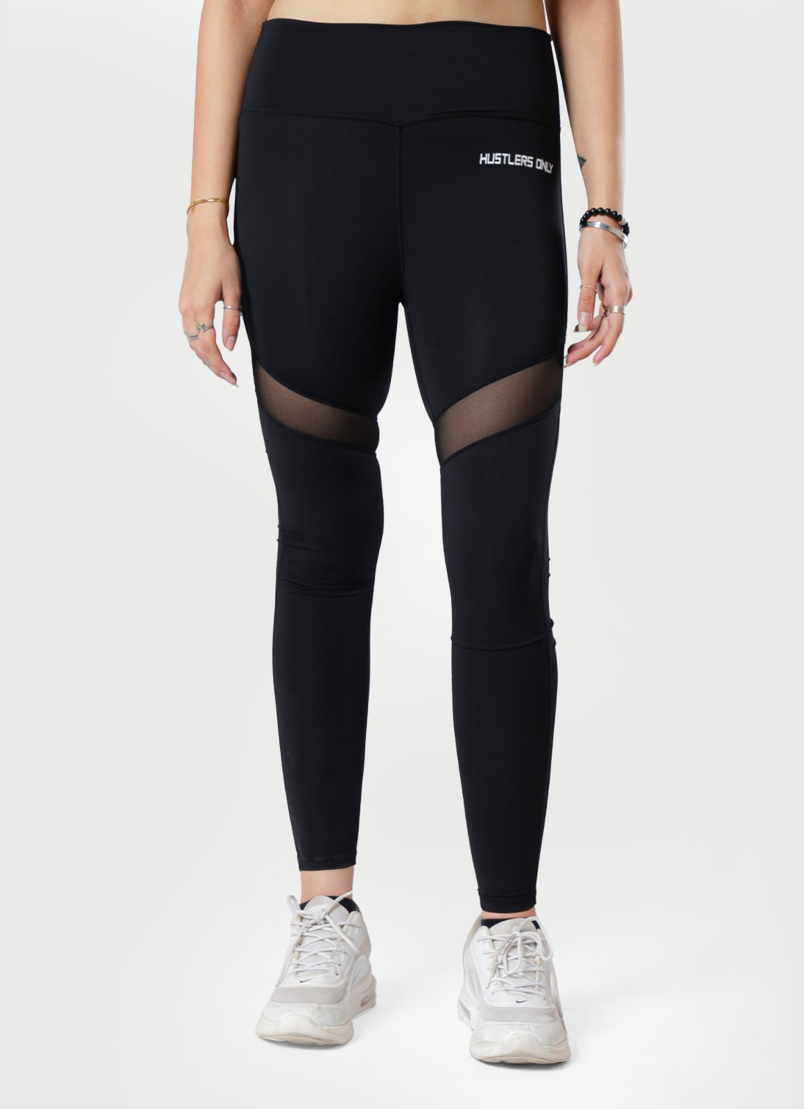 Performance Mesh Leggings - Black