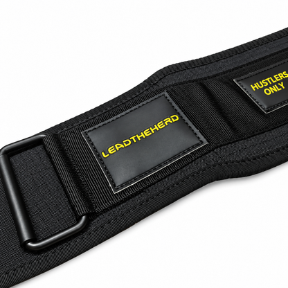 Boxing Belt - Yellow & Black