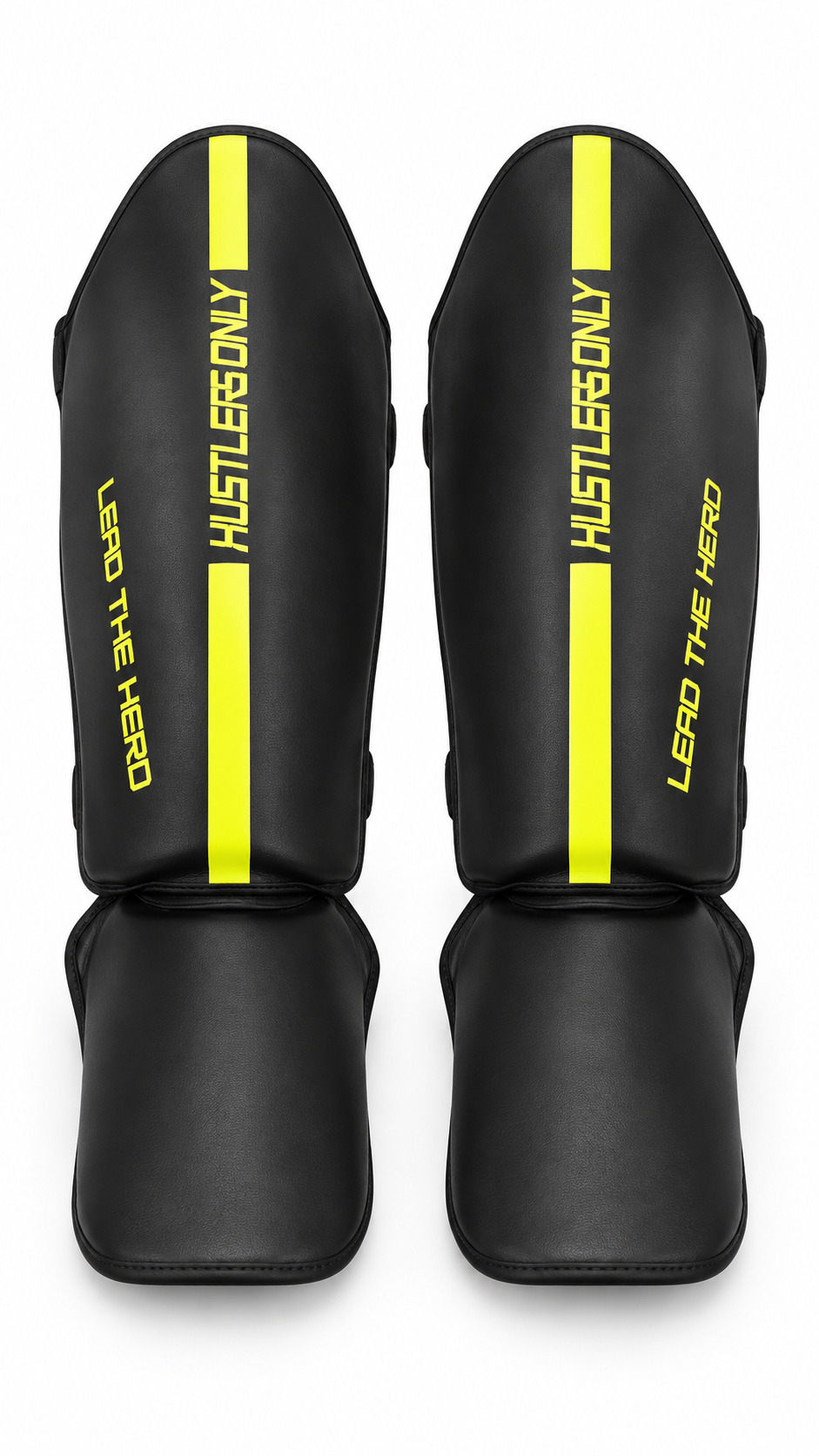 Shin Guards - Black & Yellow