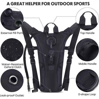 3L Water Bladder Hydration Backpack