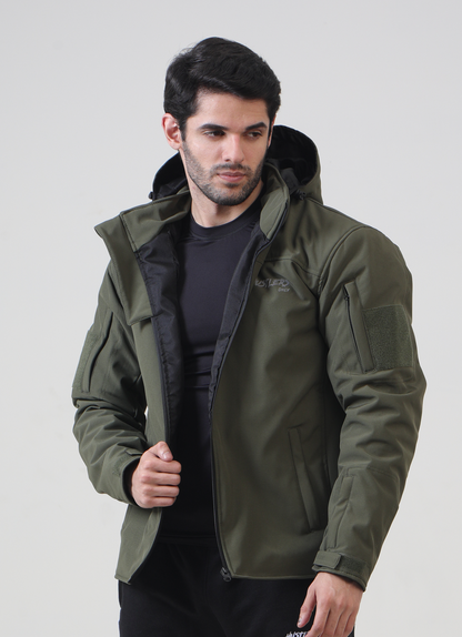 Jaket Tempur Musim Sejuk-Hijau 