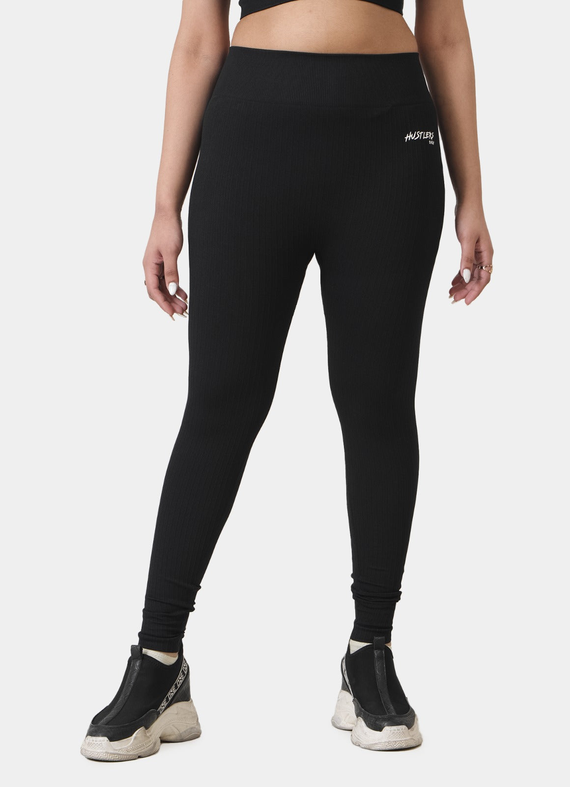 Raven Ribbed Seamless Leggings