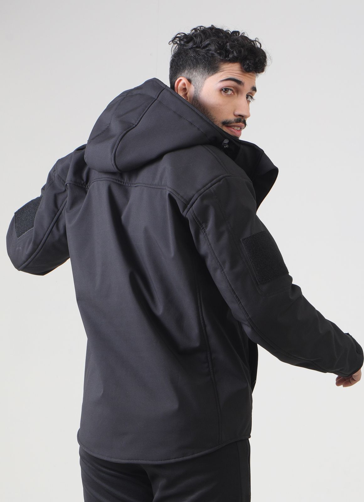 Jaket Tempur Musim Sejuk-Hitam