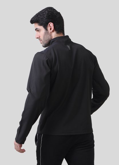 Velocity ½ Zip Long Sleeve - Black