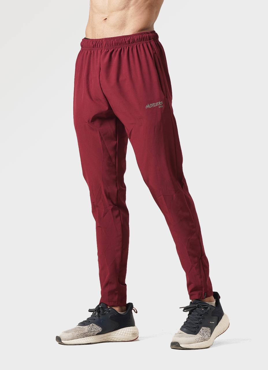 Quick Dry Joggers - Burgundy