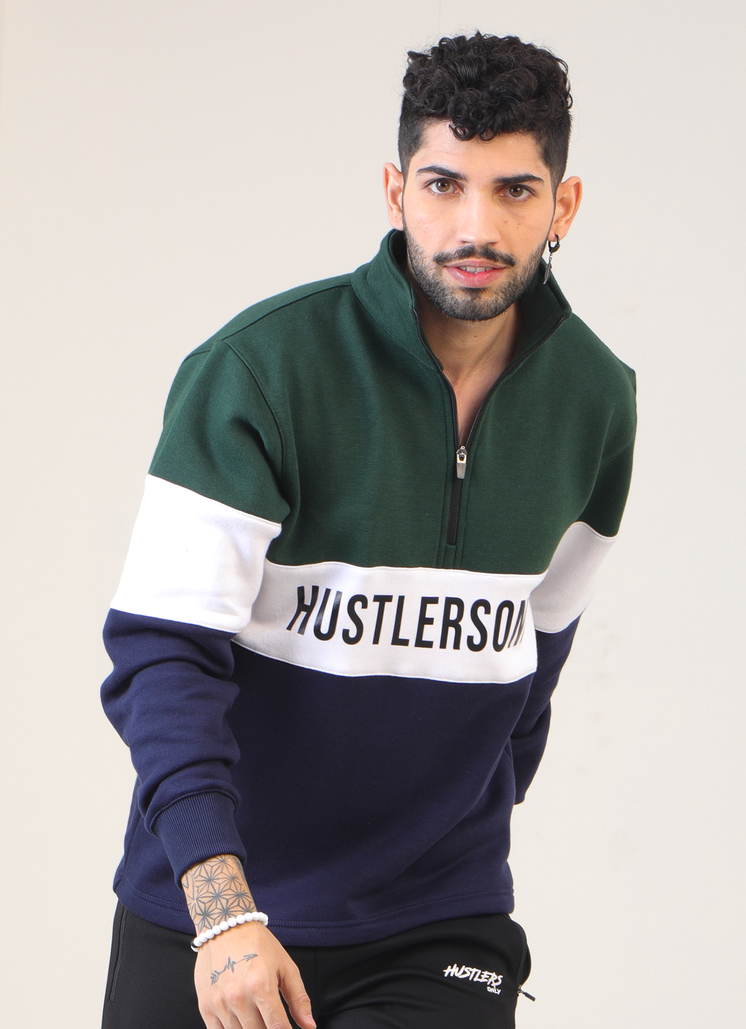 Pelompat Terserlah - Hijau/Navy