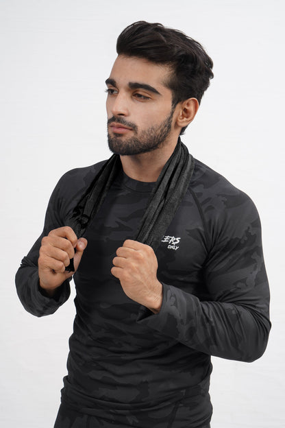 Quick Dry Gym Towel - Black