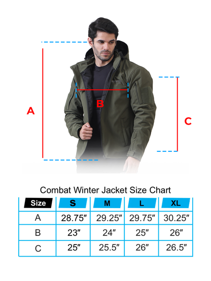 Jaket Tempur Musim Sejuk-Hijau 