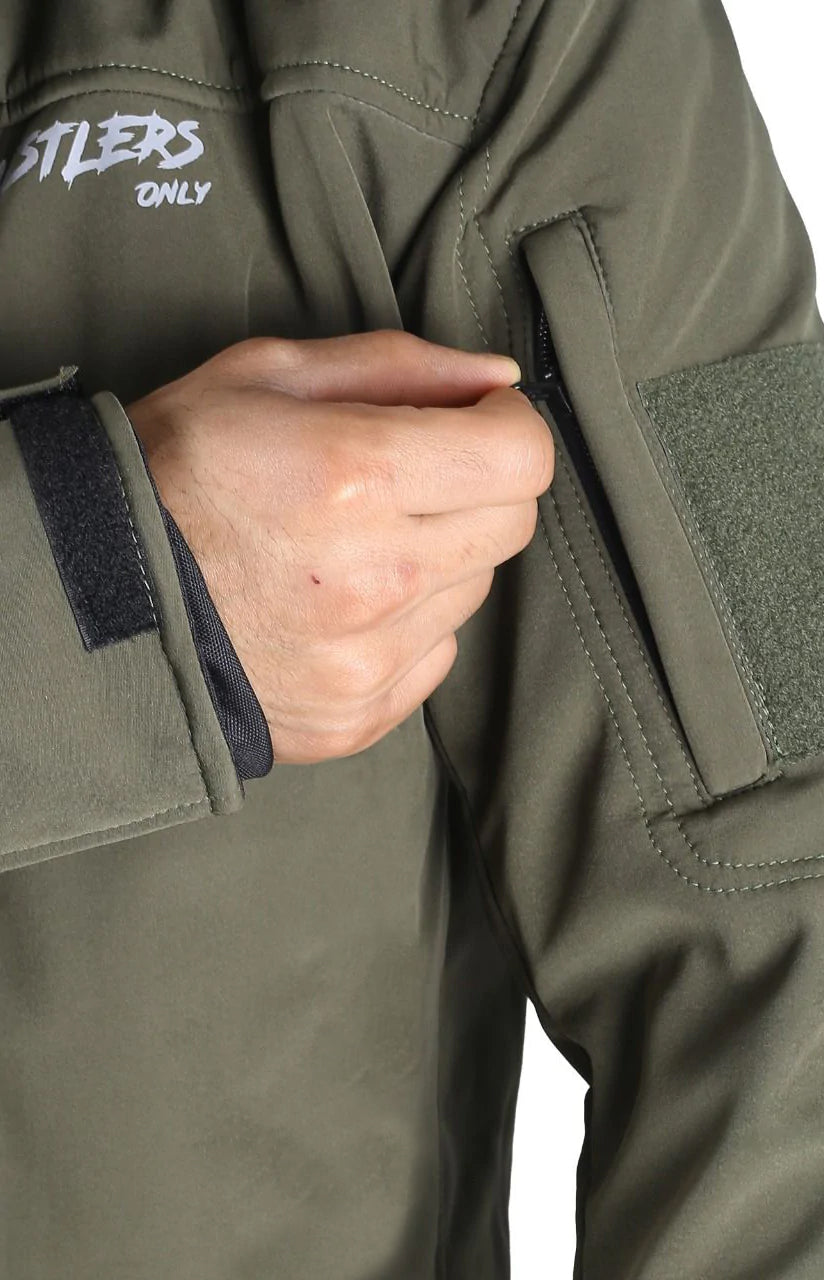 Jaket Tempur Musim Sejuk-Hijau 